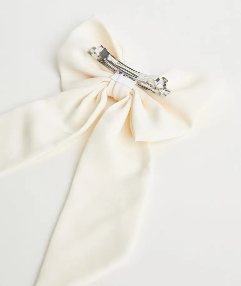 Bow Crepe Hair Clip