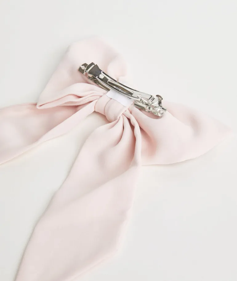 Bow Crepe Hair Clip