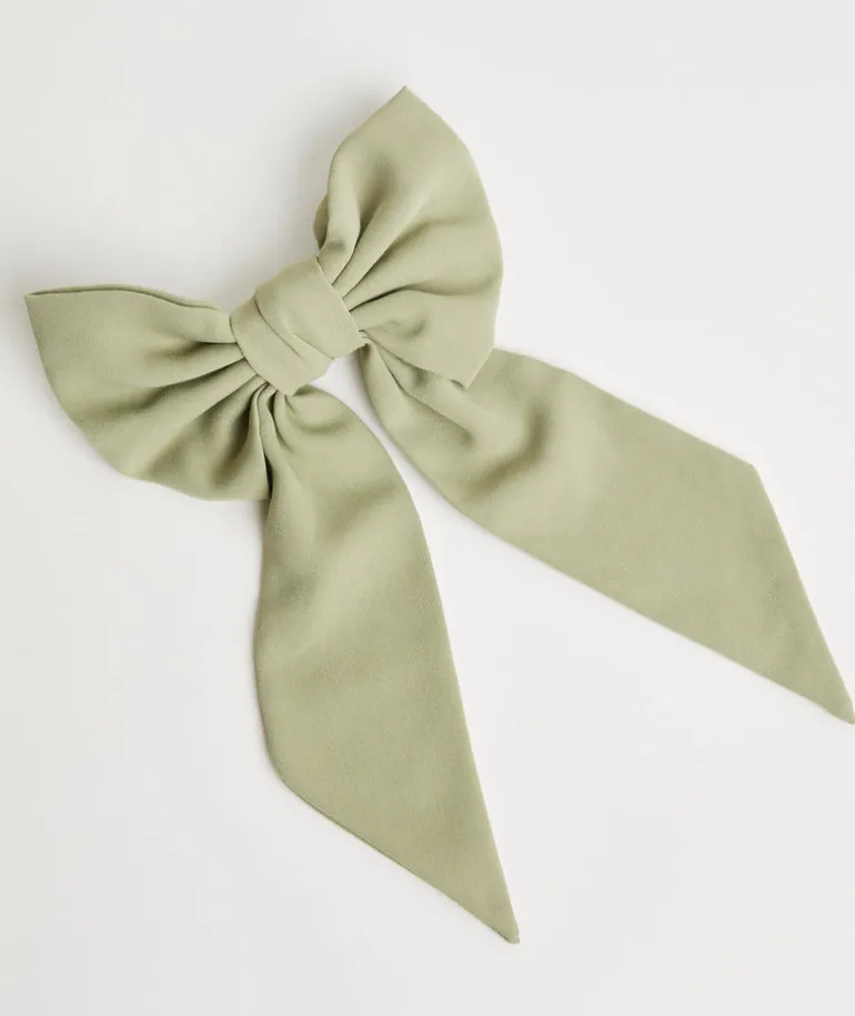 Bow Crepe Hair Clip