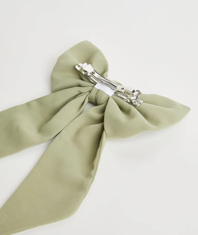 Bow Crepe Hair Clip