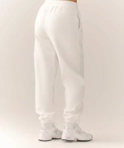 Bride Graphic Cuffed Sweatpants - White