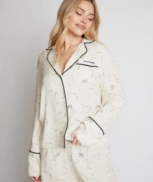 Limited Edition Long Sleeve Wide Leg Pyjama Set