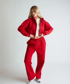 Relaxed Sweatpants - Red