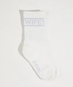 Wifey Socks - Silver