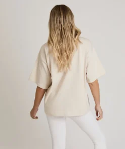 Wifey Teddy Tee - Champagne